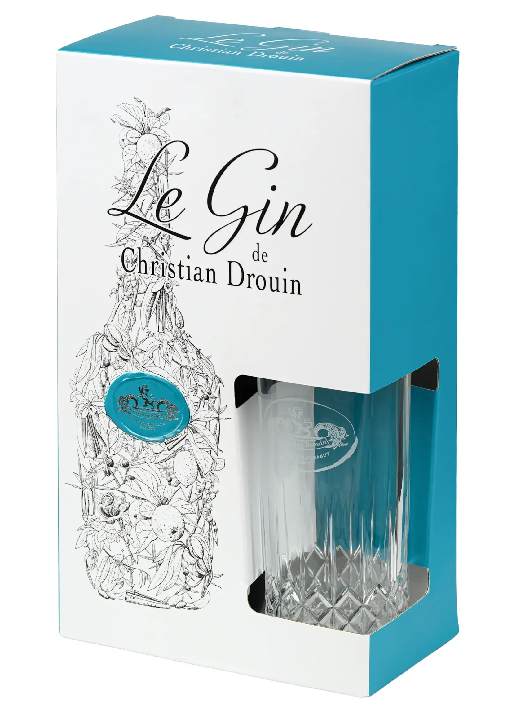 Christian Drouin 'Le Gin' + 1 Glass Giftbox