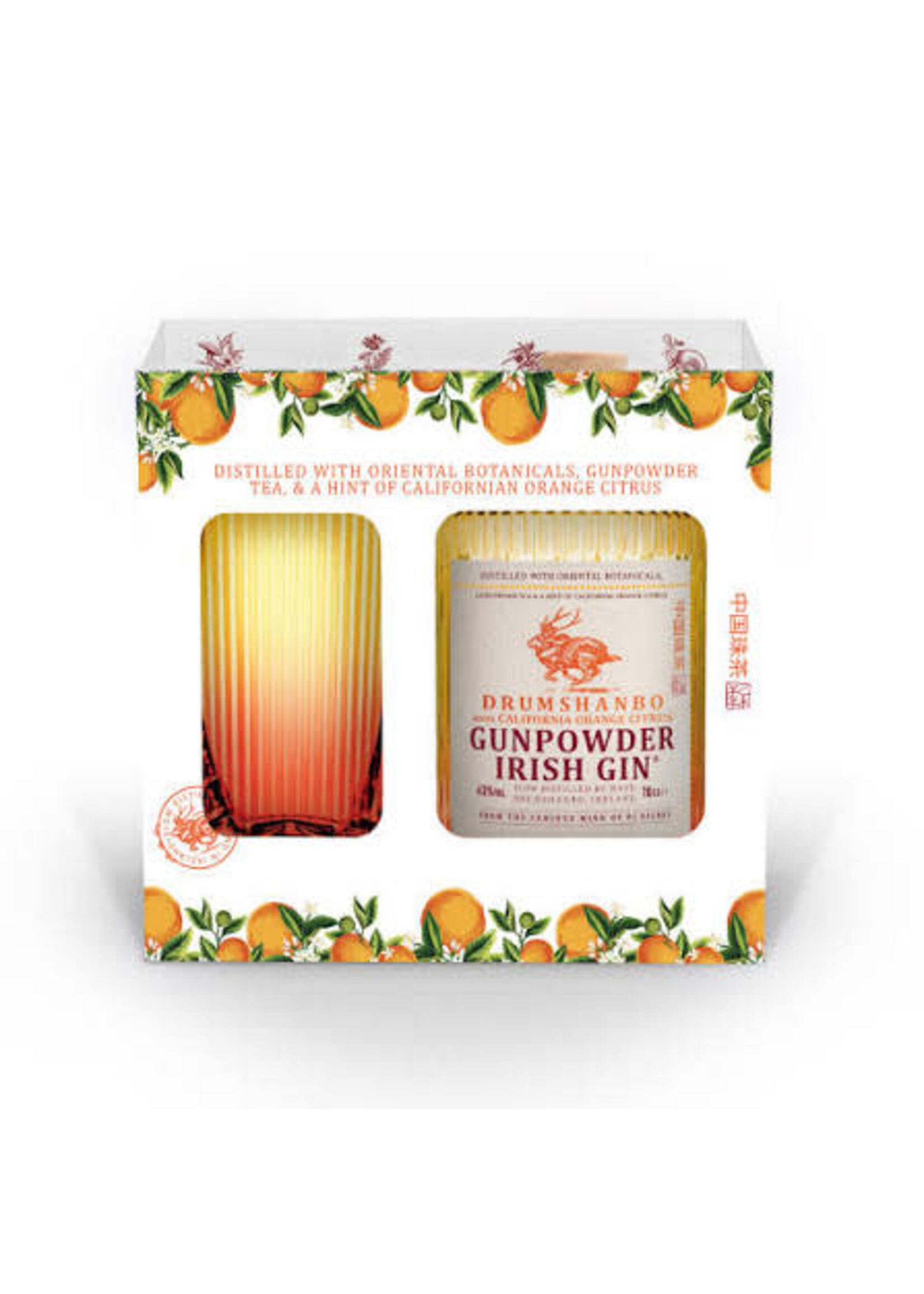 Drumshanbo Gunpowder California Orange Citrus Gin + Glass Giftbox
