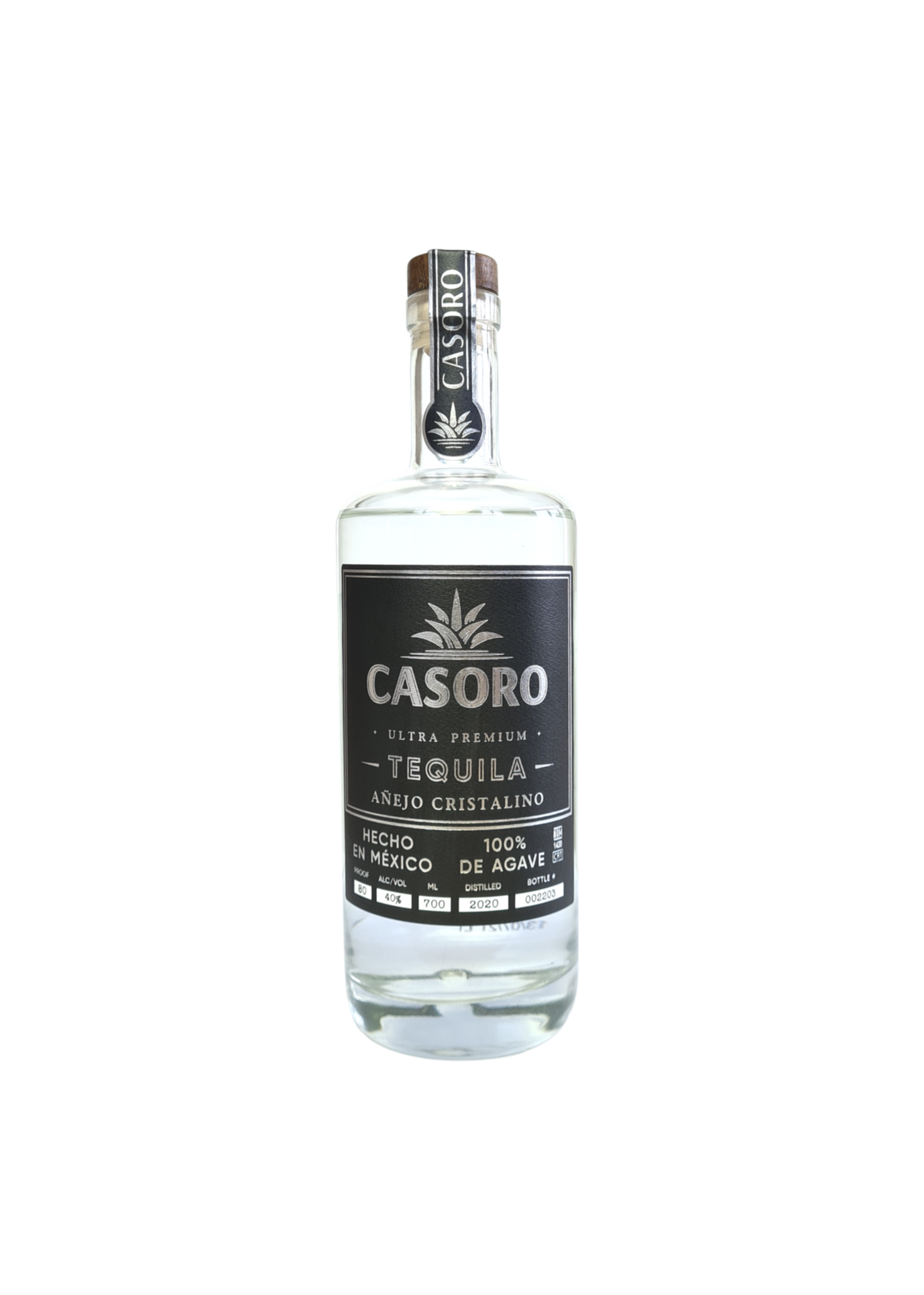 Casoro Tequila Anejo Cristalino