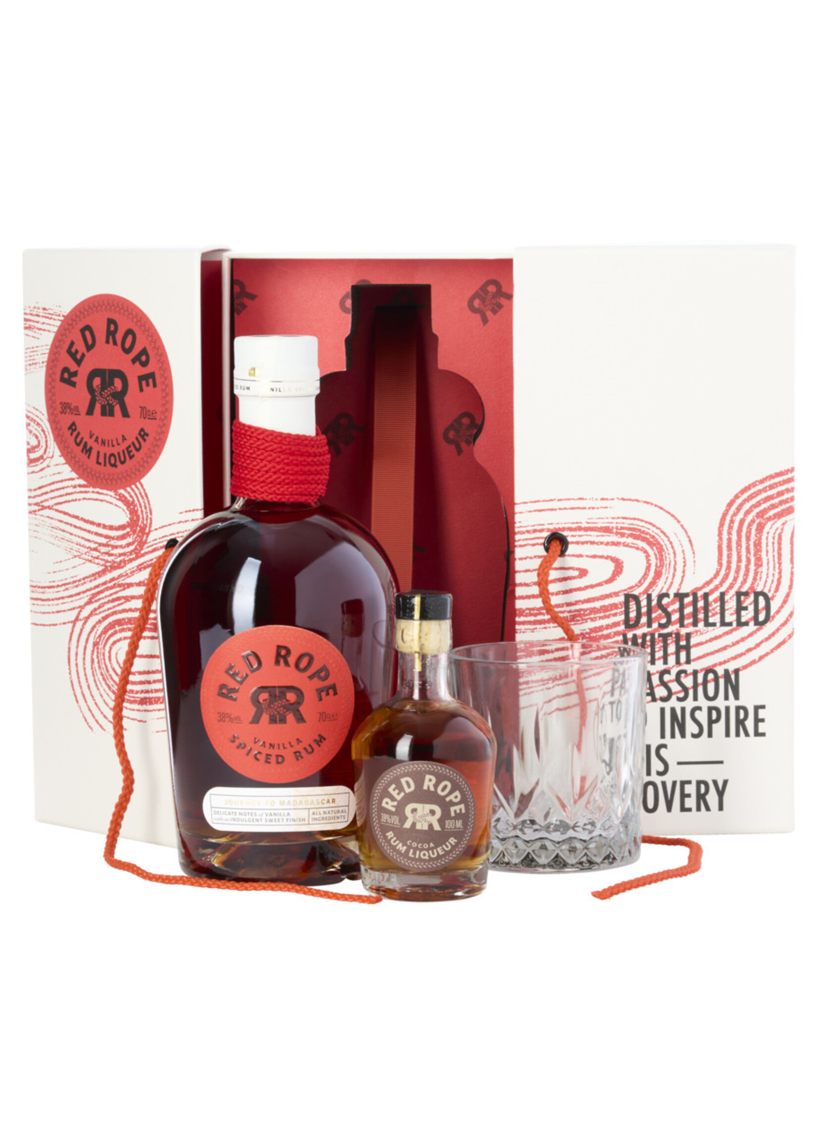 Red Rope Madagascar Vanilla + 10cl + Glass Gift