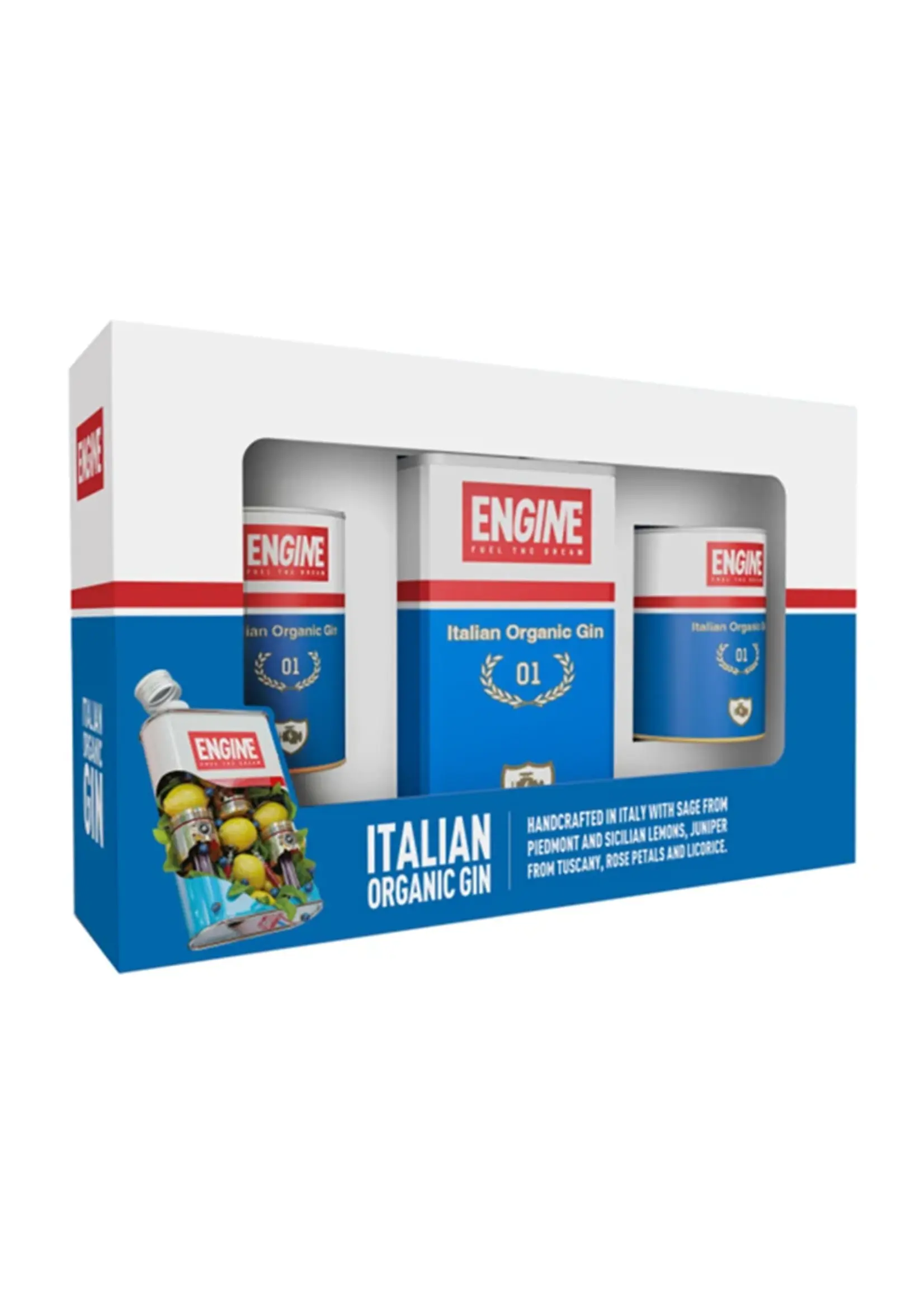 Engine Gin + 2  Cups Giftset