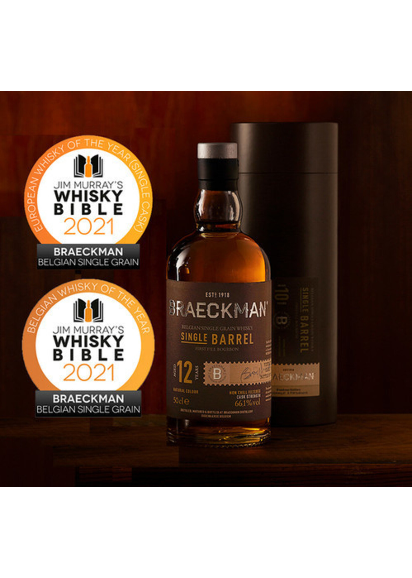 Braeckman Single Grain 12Y - Vintage 2007 66,1% Cask 83