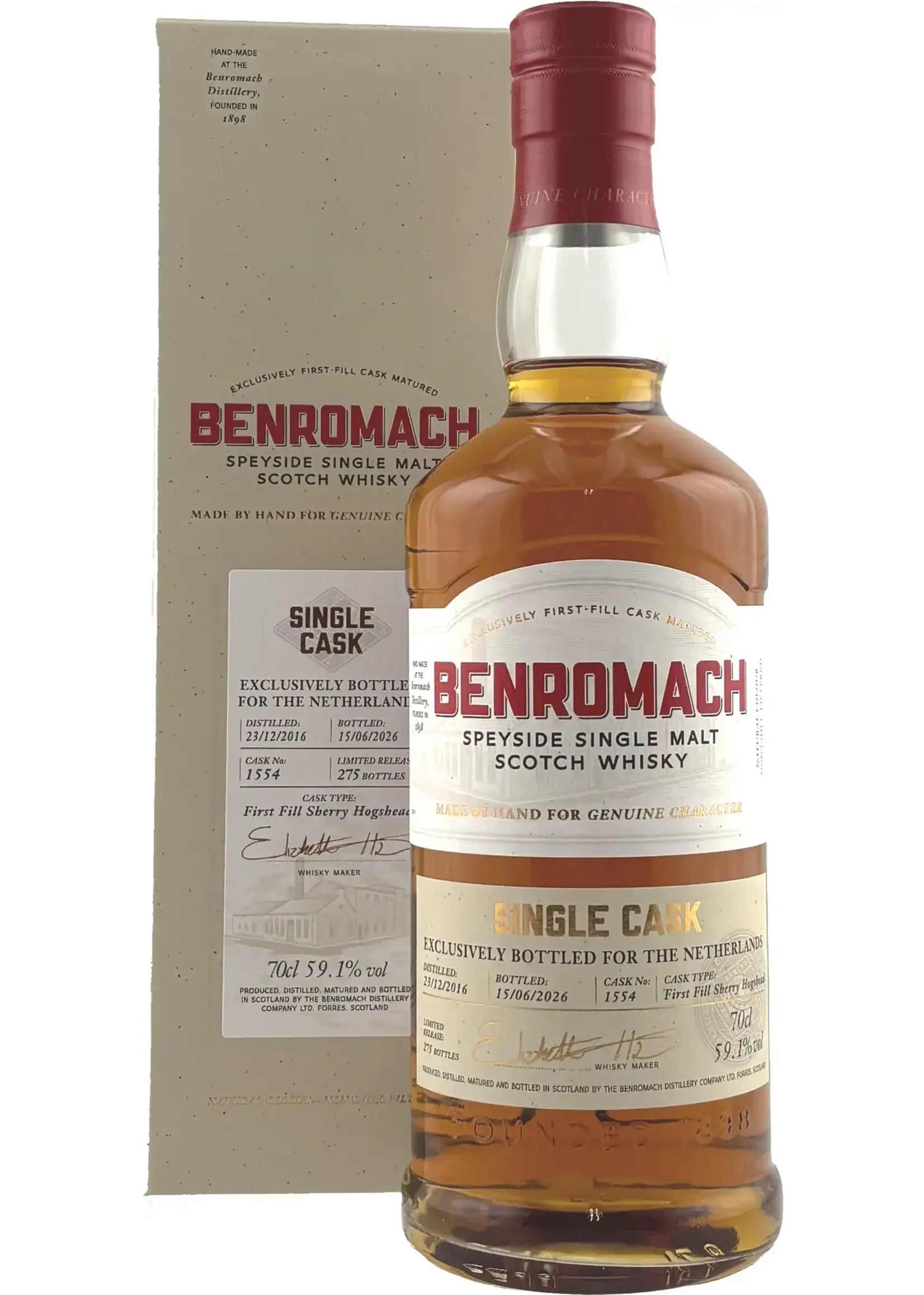 Benromach 2016 Single Cask Netherlands