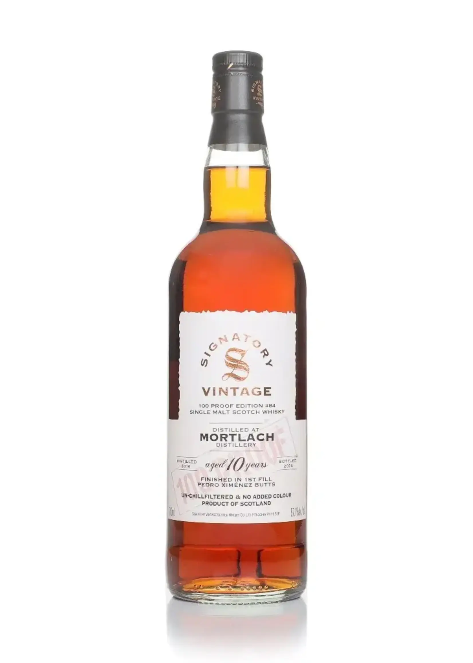 Signatory 100 Proof Mortlach 2016 10Y