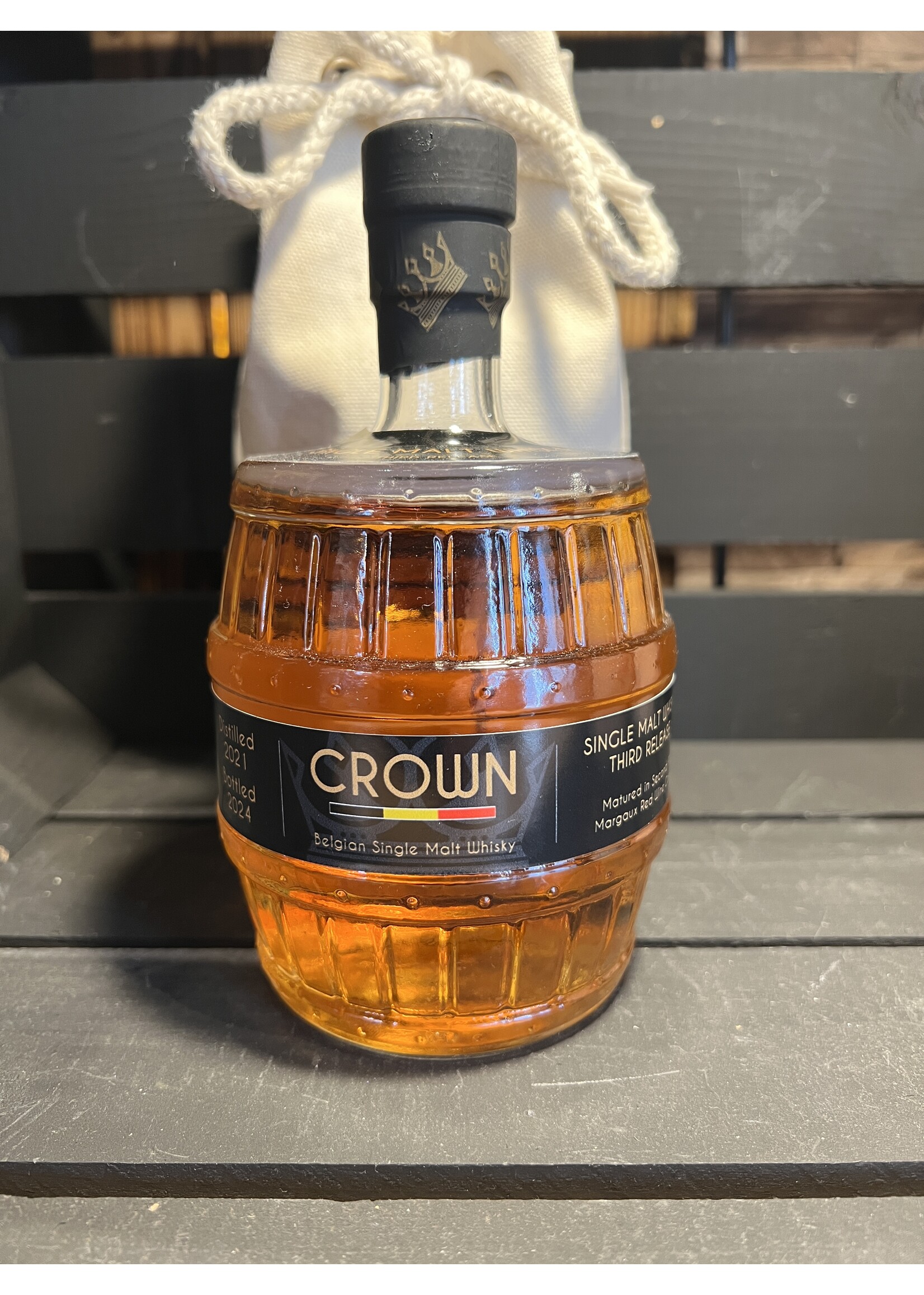 Crown - Belgian Single Malt Whisky - Second Fill Margaux Red Wine Cask