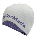 TaylorMade Reversible Ladies Beanie - Blanco Morado