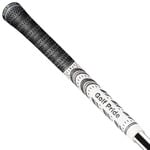 GolfPride New Decade MultiCompound ESTÁNDAR Grip - Blanco Negro