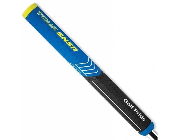 GolfPride GolfPride Tour SNSR Straight Putter Grip 104cc - Negro Azul Amarillo