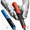 GolfPride GolfPride Tour SNSR Straight Putter Grip 104cc - Negro Azul Amarillo
