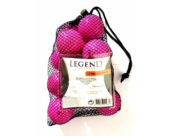 Legend Legend Bolas de golf Distance - Rosa - 12 Unidades