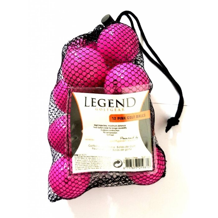 Legend Legend Bolas de golf Distance - Rosa - 12 Unidades