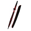 Clicgear Clicgear Paraguas de Golf Double Canopy de 68 pulgadas - Rojo Negro