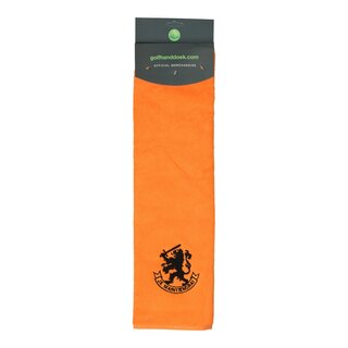 Nova Golf Nova Golf 'Holland Je Maintiendrai' Toalla de golf - Naranja Negro