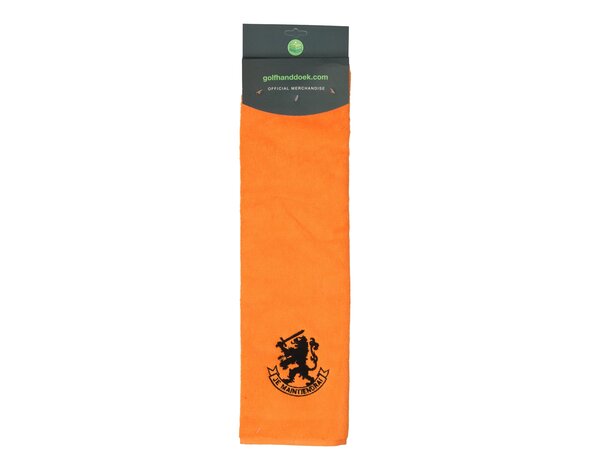 Nova Golf Nova Golf 'Holland Je Maintiendrai' Toalla de golf - Naranja Negro