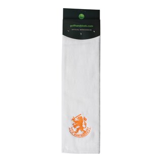 Nova Golf Nova Golf 'Holland Je Maintiendrai' Toalla de golf - Blanco Naranja
