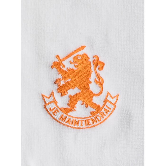 Nova Golf Nova Golf 'Holland Je Maintiendrai' Toalla de golf - Blanco Naranja