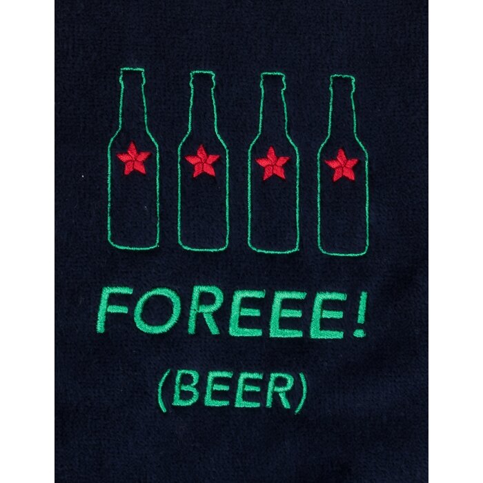 Nova Golf Nova Golf 'Foreee (Beer)' Toalla de golf - Azul Verde