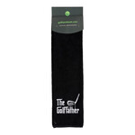 Nova Golf 'The Golffather' Toalla de golf - Negro Blanco