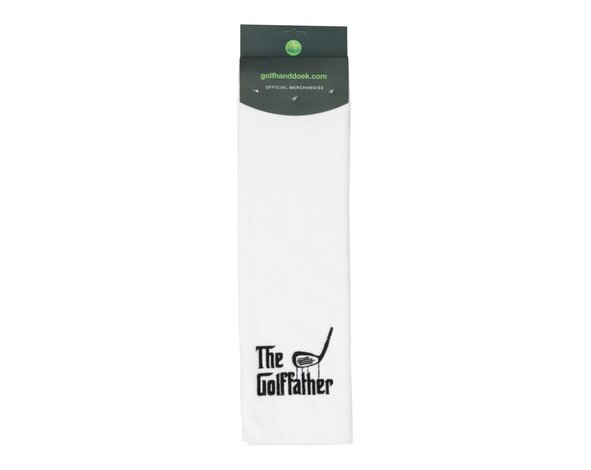 Nova Golf Nova Golf 'The Golffather' Toalla de Golf - Blanco Negro