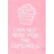 Nova Golf Nova Golf 'I Am Not Here For The Cupcakes' Toalla de golf - Rosa Blanco