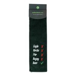 Nova Golf 'Eagle Birdie Beer' Toalla de golf - Verde