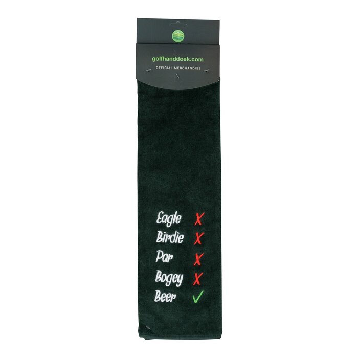 Nova Golf Nova Golf 'Eagle Birdie Beer' Toalla de golf - Verde