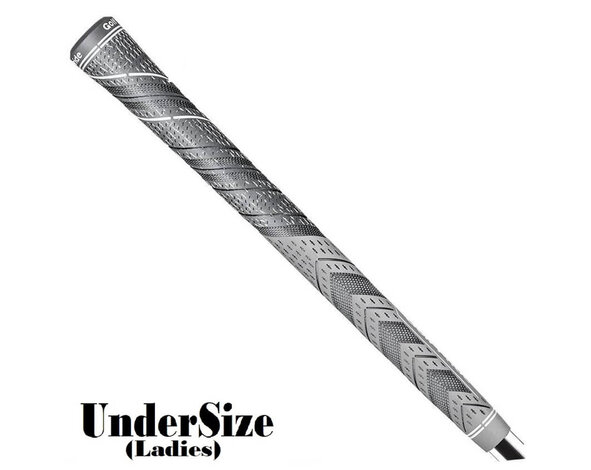 GolfPride GolfPride MultiCompound Plus 4 UNDERSIZE Grip (Mujer) - Gris Carbón