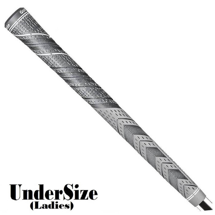 GolfPride GolfPride MultiCompound Plus 4 UNDERSIZE Grip (Mujer) - Gris Carbón