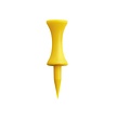 Longridge Longridge Plastic Castle Tees 25 mm (20 pieces) - Yellow