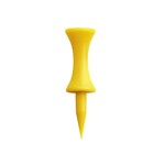 Longridge Plastic Castle Tees 25 mm (20 pieces) - Yellow