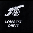 Nova Golf Nova Golf Longest Drive' Toalla de golf - Blanco Negro