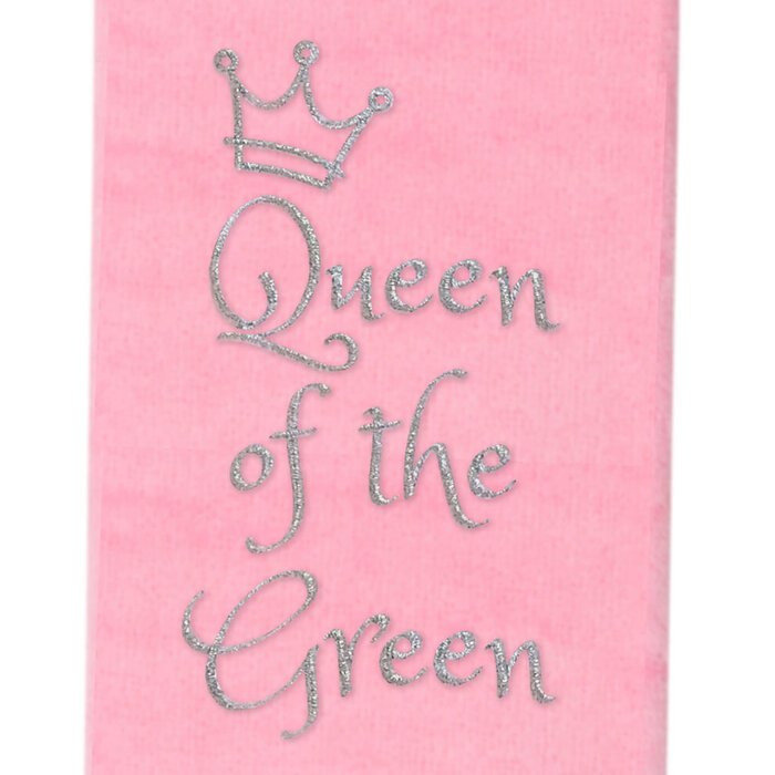 Nova Golf Nova Golf 'Queen Of The Green' Tri-Fold Golf Towel - Pink