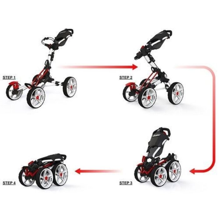 Clicgear Clicgear 8.0+ Carro de golf - Plata Negro
