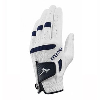 Mizuno Mizuno TecFlex Guante de Golf para Hombre Todo Tiempo - Blanco Azul (Para Golfistas Diestros)