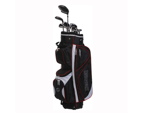 Spalding Spalding True Black Set de Golf de 14 Piezas para Mujer | Bolsa de golf carro (varilla de grafito)
