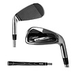 Spalding Spalding True Black Set de Golf de 14 Piezas para Mujer | Bolsa de golf carro (varilla de grafito)