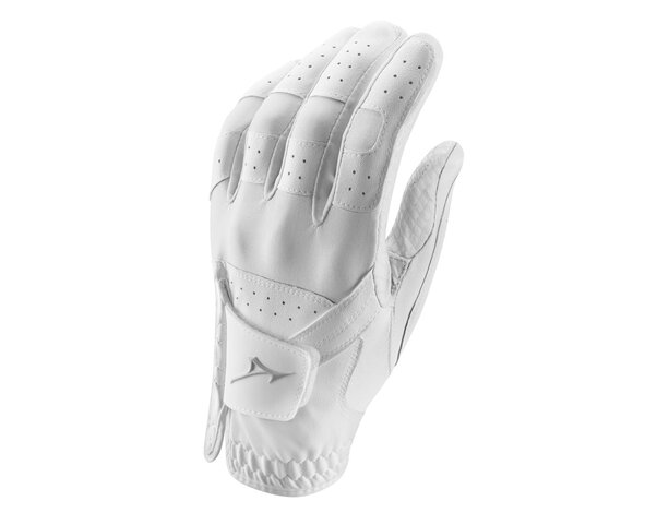 Mizuno Guante de golf Mizuno Stretch para Mujer - Blanco (Para Golfistas Diestros)
