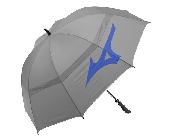 Mizuno Mizuno Tour 55 pulgadas Twin Canopy Staff Paraguas de Golf - Gris Azul