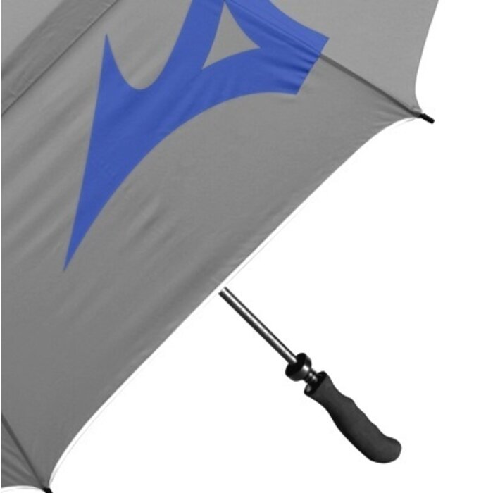Mizuno Mizuno Tour 55 pulgadas Twin Canopy Staff Paraguas de Golf - Gris Azul