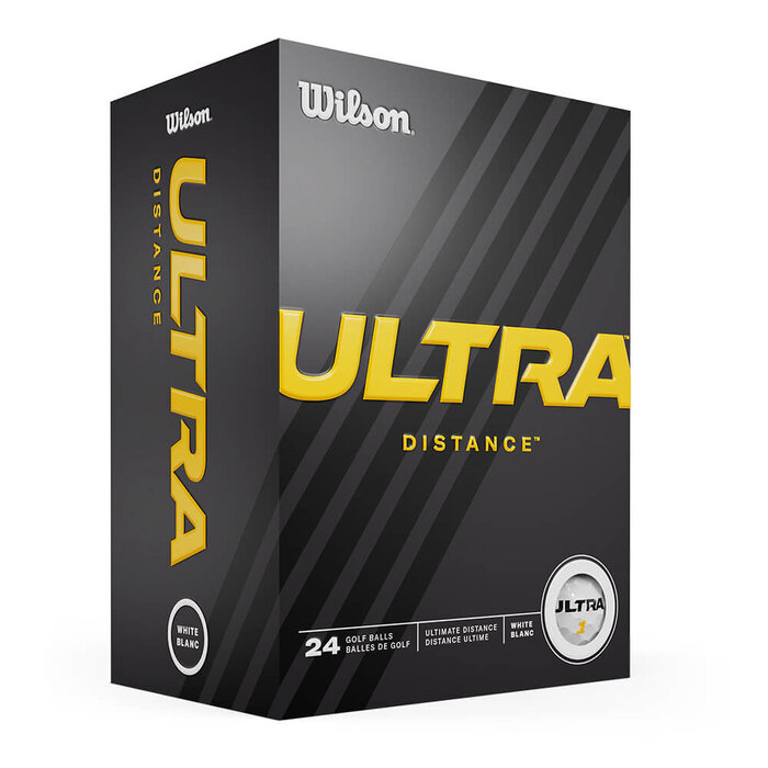 Wilson Wilson Ultra Pelotas de Golf - Blanco - 24 Unidades