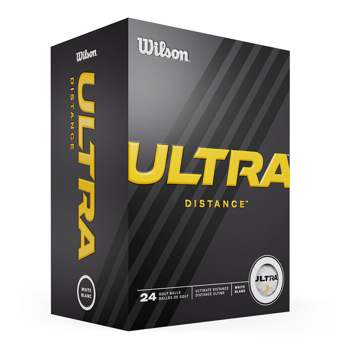 Wilson Wilson Ultra Pelotas de Golf - Blanco - 24 Unidades