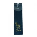 Nova Golf 'King Of The Course' Toalla de golf - Verde Amarillo