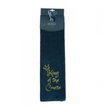 Nova Golf 'King Of The Course' Golf Towel - Green Yellow