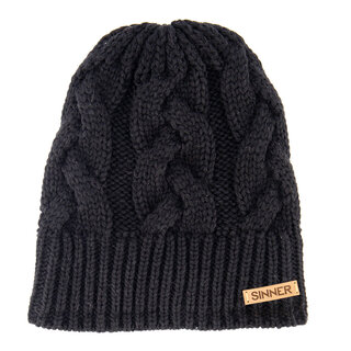 Sinner Sinner Cable Beanie - Negro