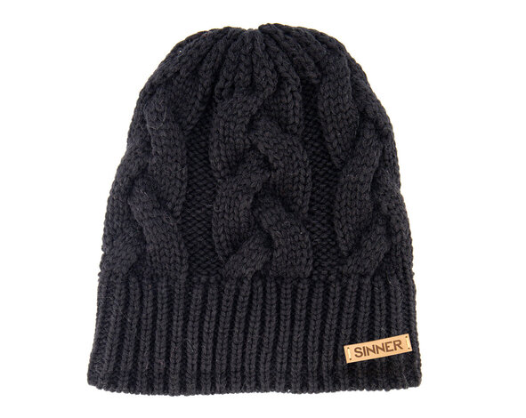 Sinner Sinner Cable Beanie - Black