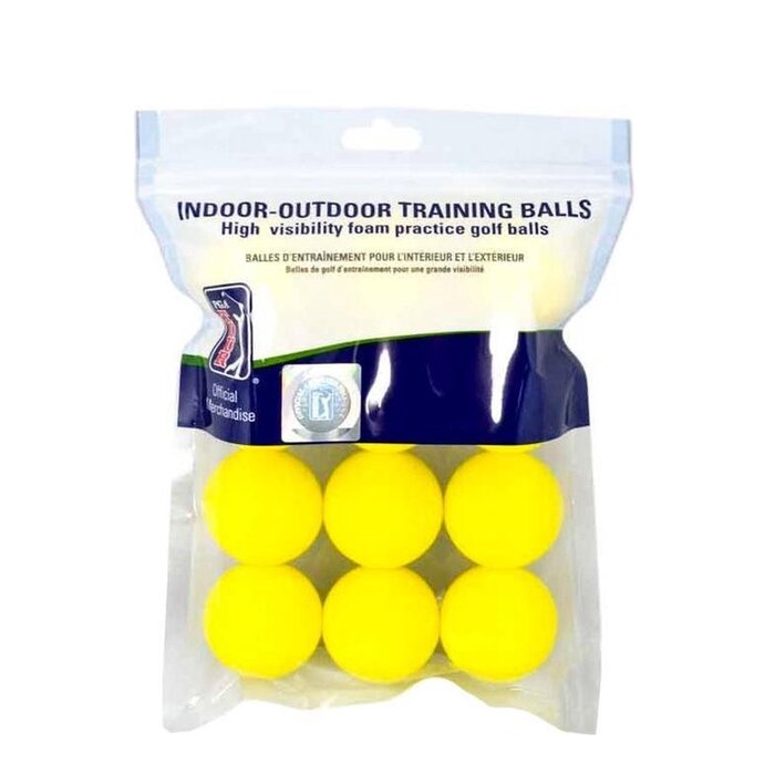 Second Chance Second Chance Hard Foamballs Yellow - 12 Pieces