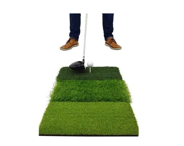 Second Chance Second Chance On Par Tri-Turf Hitting Mat 63 x 40 cm
