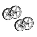 Clicgear Juego de ruedas para Clicgear 8.0+ Carro (4 ruedas) - Blanco