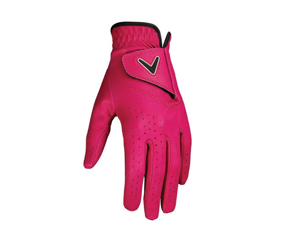 Callaway Callaway Opti-Color Guante de Golf para Mujer - Rosa (Para Golfistas Diestras)