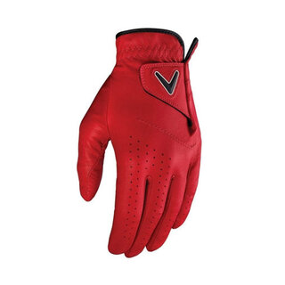 Callaway Callaway Opti-Color Guante de Golf para Hombre - Rojo (Para Golfistas Diestros)
